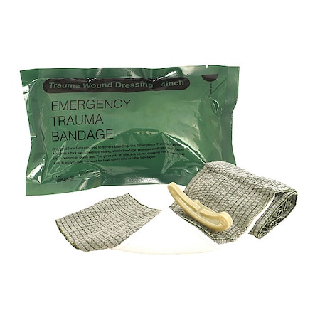 First Aid Only Bandage, White, 8"L, 4"W 91152