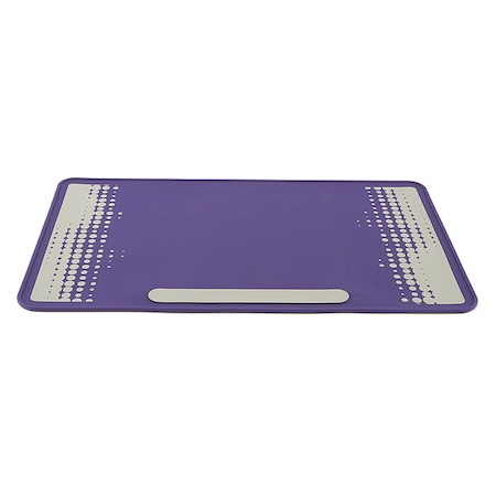 Heathrow Scientific Lab Mat, Silicone Bnch Protector, Prpl/Gry 120507