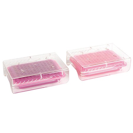 Heathrow Scientific PCR Cooler, 96 Well, Pink/Purple, PK2 120727