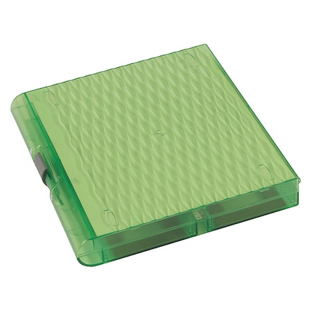 Heathrow Scientific Premium Plus Slide Box, 100 Place, Grn, PK5 120578