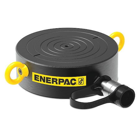 Enerpac CULP100, 121.1 ton Capacity, 0.24 in Stroke, Ultra Flat Hydraulic Cylinder with Stop-Ring CULP100