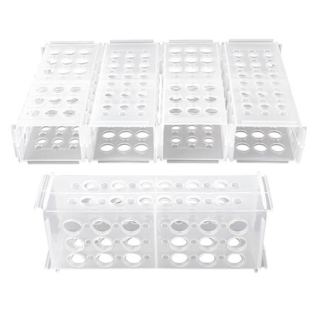 Heathrow Scientific Clinical 4-Way Rack, Natural, pk5, PK 5 120687