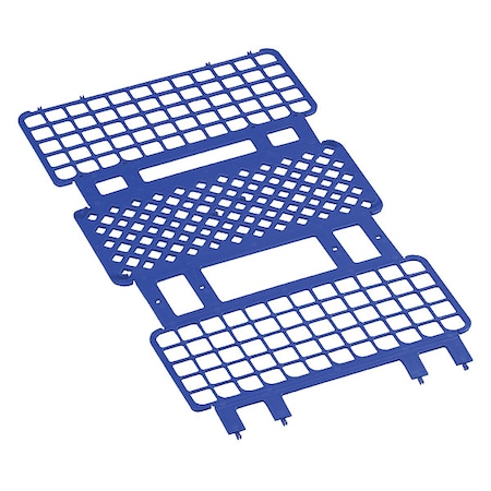 Heathrow Scientific Test Tube Rack, 60 Compartments HS243077B