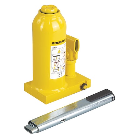 Enerpac GBJ010A, 11 Ton, 5.91 in Stroke, Hydraulic Industrial Bottle Jack GBJ010A