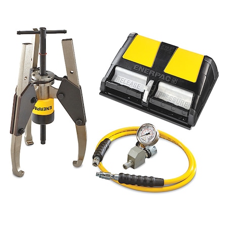 Enerpac GPS24A, 24 Ton, Hydraulic Sync Grip Puller Set with Air Pump GPS24A