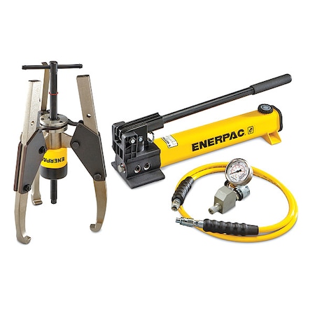 Enerpac GPS24H, 24 Ton, Hydraulic Sync Grip Puller Set with Hand Pump GPS24H