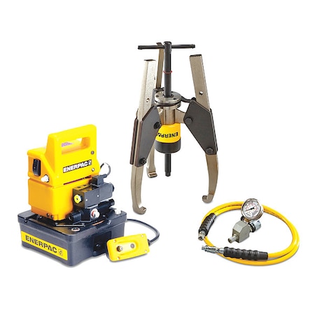 Enerpac GPS36EB, 36 Ton, Hydraulic Sync Grip Puller Set with Electric Pump 115V GPS36EB