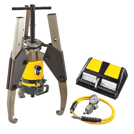 Enerpac GPS64A, 50 Ton, Hydraulic Sync Grip Puller Set with Air Pump GPS64A