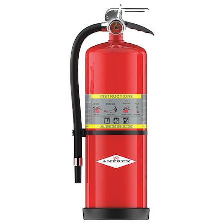 Amerex Fire Extinguisher, 20 lb Capacity, Class ABC , UL Rating10A:120B:C , Monoammonium Phosphate 714