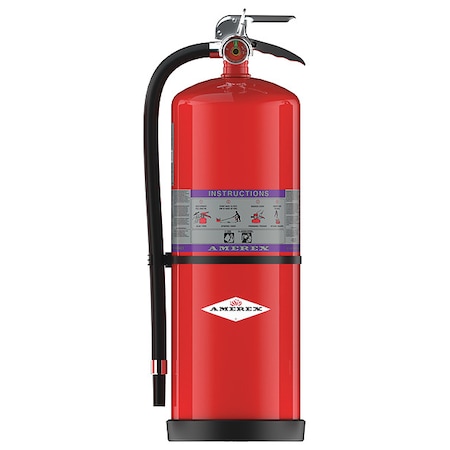 Amerex Fire Extinguisher, 30 lb Capacity, Class BC , UL Rating160B:C , Potassium Bicarbonate 718