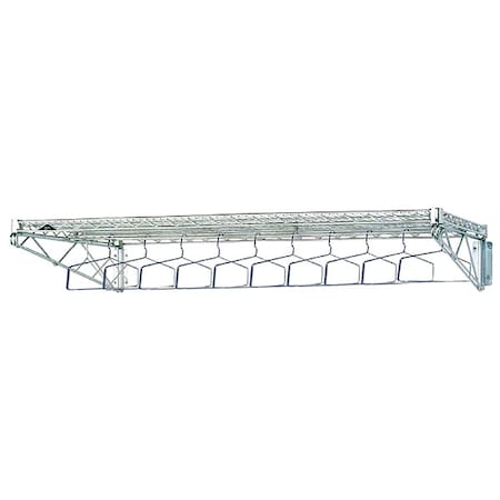 Instock Garment Rack, Stainless Steel, 48" W, 24" D GRGRW2448S