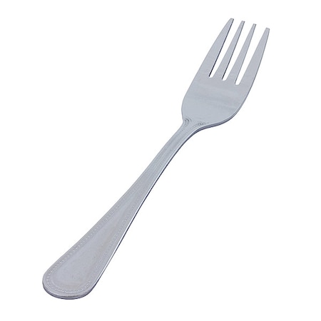 Crestware Salad Fork, 6 1/2 in L, Silver, PK12 PER106