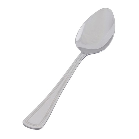 Crestware Dessert Spoon, 7 3/8 in L, Silver, PK36 CON508