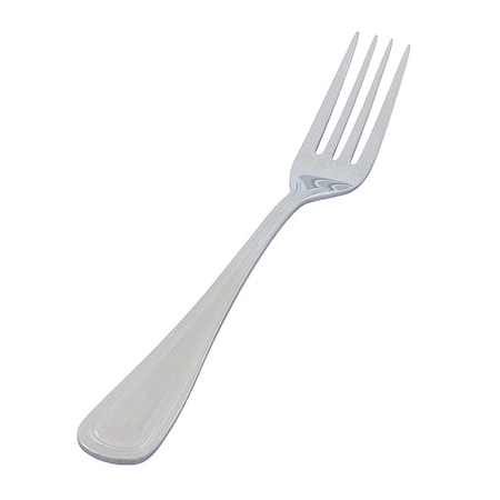 Crestware European Salad Fork, 8 1/8" L, Silver, PK12 SIM807