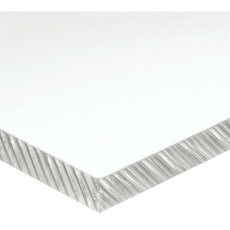 ZORO SELECT Clear Polycarbonate Plastic Sheet 24" L x 24" W x 1/4" Thick PS-PC-SR-36