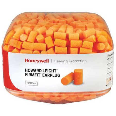 Howard Leight HL400 Earplug Dispenser, Foam, Cylinder, 30 dB NRR, Uncorded, 800 Pairs Per Pkg HL400-FF-INTRO-AM/HL400-FF-REFILL