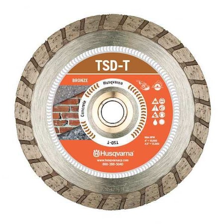Husqvarna Diamond Saw Blade, Wet/Dry Cutting Type TACTI-CUT T 4