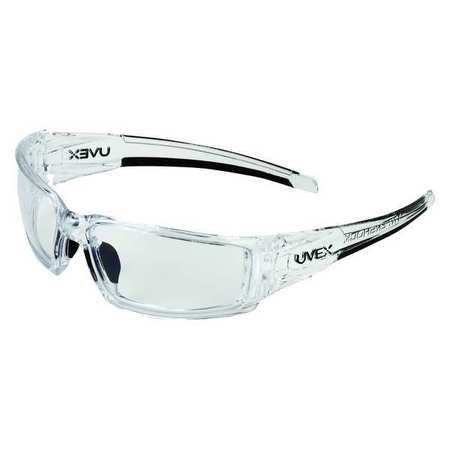 HONEYWELL UVEX Safety Glasses, Hypershock, HydroShield Anti-Fog Coating, Clear Full-Frame, Clear Lens S2970HS