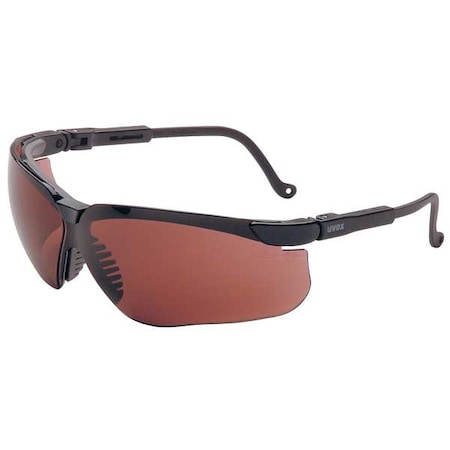 Uvex Genesis, Safety Glasses, HydroShield(R) Anti-Fog, SCT-Gray Lens, Clear Frame, Full-Frame S3205HS