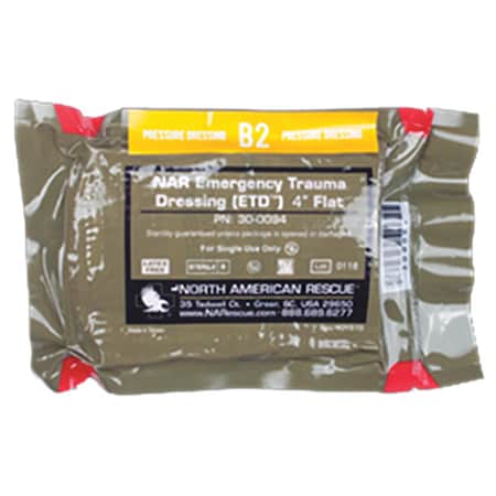 Zoll Mobilize Trauma Dressing, Sterile, Green 8911-000460-01