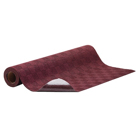 Pig Entrance Mat, Polyester, 3/16 in Thick, Burgundy, 3 ft W x 10 ft L GRP923X10-BY