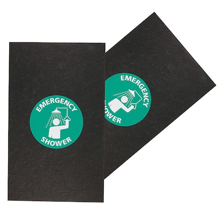 Pig Entrance Mat, Polypropylene, 1/8 in Thick, Black, 3 ft W x 5 ft L GRPWS3510-BK