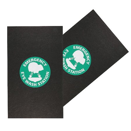 Pig Entrance Mat, Polypropylene, 1/8 in Thick, Black, 3 ft W x 5 ft L GRPWS3511-BK
