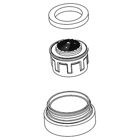Kohler Laminar Outlets, Metal, Chrome K-1249047-CP
