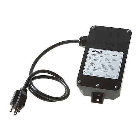 Kohler Multi-Outlet Power Supply, Plastic, 120V K-13481-A-NA