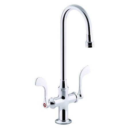 Kohler Gooseneck Bathroom Faucet, Manual K-100T70-5AKL-CP