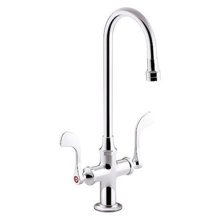 Kohler Gooseneck Bathroom Faucet, Manual K-100T70-5ANL-CP