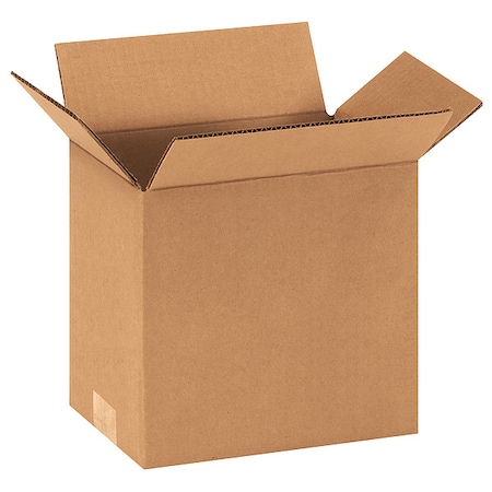 Zoro Select 9 in x 6 in x 9 in Shipping Box, Kraft, Corrugate, Single Wall, 32 ECT 55VG38