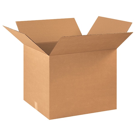 Zoro Select 22 in x 18 in x 18 in Shipping Box, Kraft, Corrugate, Single Wall, 32 ECT 55VH73