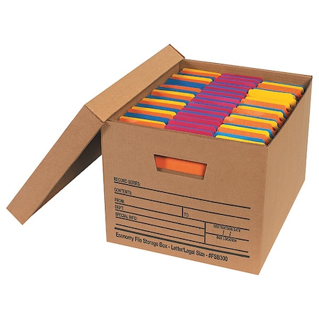 Box Partners File Box, Kraft, 12 PK FSB300
