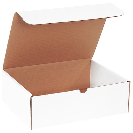 Zoro Select Literature Mailers, 12-1/8" x 9-1/4" x 4", White 55VK84