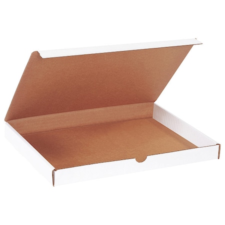 Zoro Select Literature Mailers, 13" x 10" x 1-1/4", White 55VK89