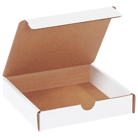 Zoro Select Literature Mailers, 6" x 6" x 1-1/4", White 55VK22