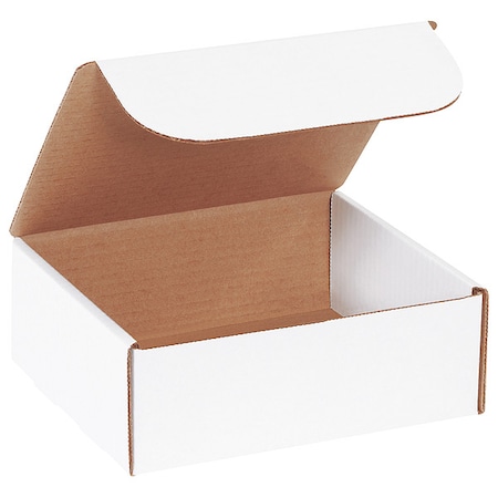 Zoro Select Literature Mailers, 8" x 7" x 3", White 55VK30