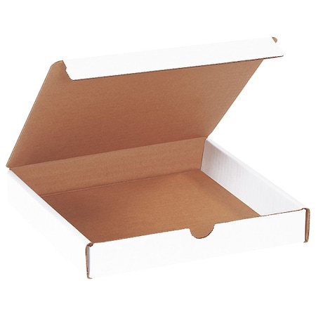 Zoro Select Literature Mailers, 8" x 8" x 1-1/4", White 55VK32