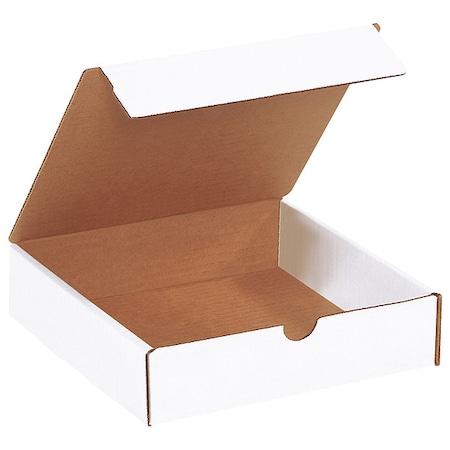 Zoro Select Literature Mailers, 8" x 8" x 2", White 55VK33