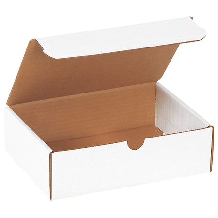 Zoro Select Literature Mailers, 9" x 6-1/2" x 2-3/4", White 55VK37