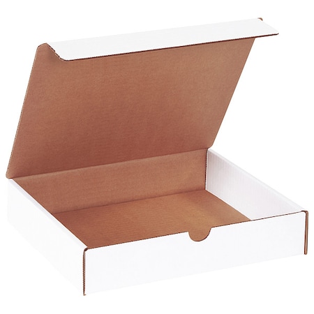 Zoro Select Literature Mailers, 10" x 9" x 2", White 55VK48