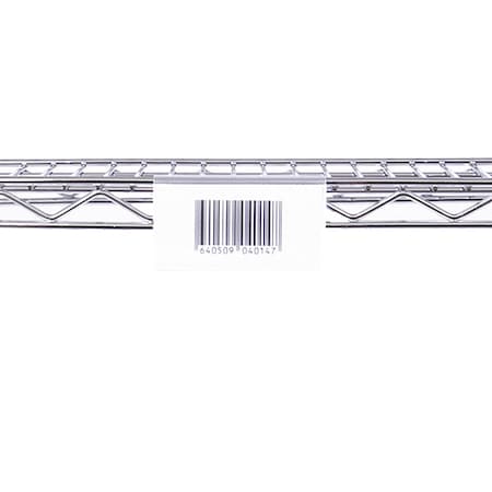 Aigner Index LabelHolder, 8inL, 2inW, Clear, PK12 WR-2008