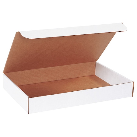 Zoro Select Literature Mailers, 17" x 11" x 2-1/2", White 55VL18