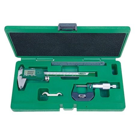 Insize Precision Meas.Tool Kit, Digital Caliper 5003-1E