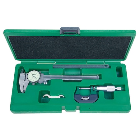 Insize Precision Meas.Tool Kit, Dial Caliper 5003-1