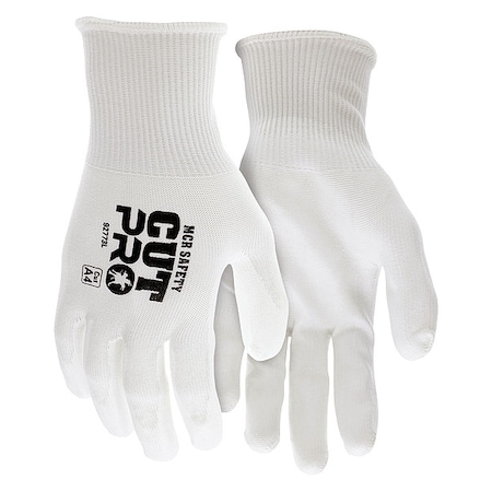 Mcr Safety Cut-Resistant Gloves, Cut Level A4 , Dipped , Polyurethane , Smooth , XS 12 PK 92773XS