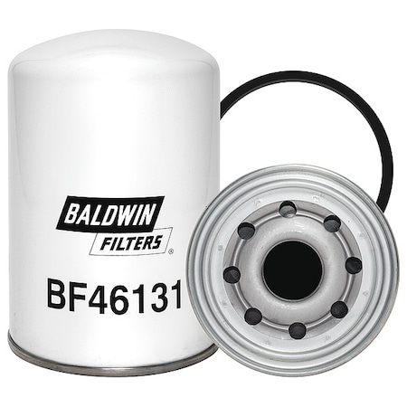 Baldwin Filters Fuel Filter, Spin-On, 6-9/16" L BF46131