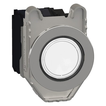 Schneider Electric Illuminated Push Button, 30 mm, 1NO/1NC, White XB4FW31M5