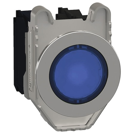 Schneider Electric Illuminated Push Button, 30 mm, 1NO/1NC, Blue XB4FW36G5